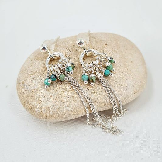 עגילי Mokwa Silver