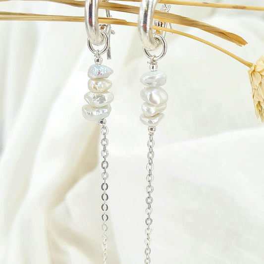 עגילי Parede Silver